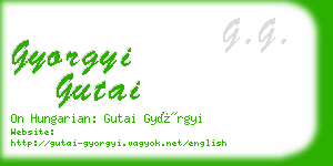 gyorgyi gutai business card